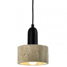 Φωτιστικό Κρεμαστό με ντουί E27 από Μάρμαρο Τραβερτίνη 4086